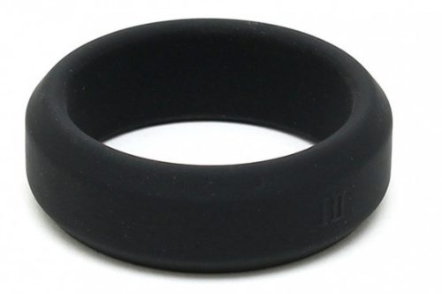 Silicone Cockring – puha péniszgyűrű 18mm fekete