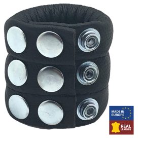 Prémium bőrből készült herefeszítő 190g - 6 patenttal