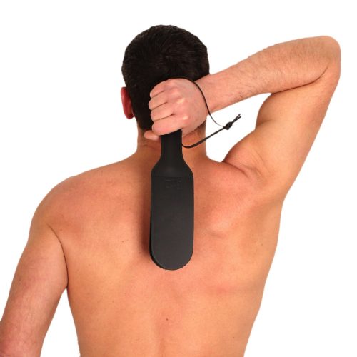 Prémium bőr korbács – 31cm x 7cm érzéki játékhoz