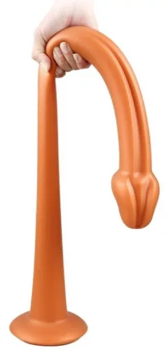 Dildo Whale M – prémium dildó 40 cm, 4.6 cm csúcsátmérővel