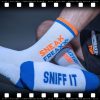 SNIFF IT 2 – stílusos zoknik fehér-narancs-kék színben