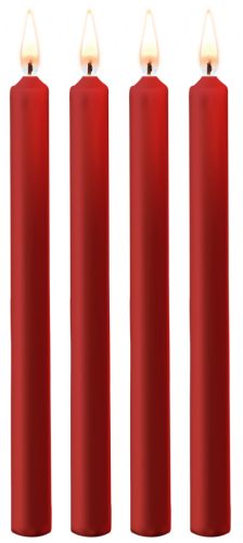 Vörös viasz masszírozó gyertyák szettje (4 db)