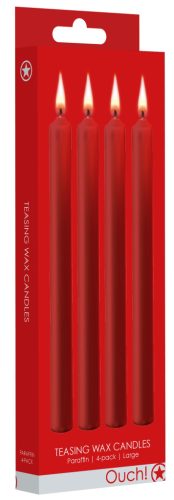 Vörös viasz masszírozó gyertyák szettje (4 db)