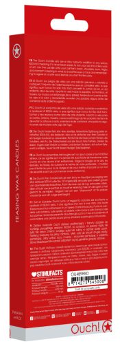 Vörös viasz masszírozó gyertyák szettje (4 db)