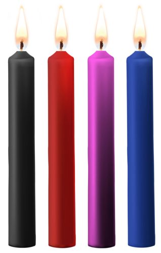 SM Wax – 4 darabos színes mini gyertya készlet