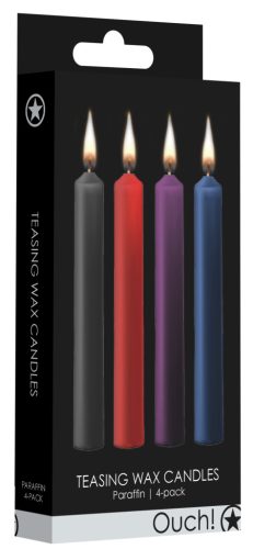 SM Wax – 4 darabos színes mini gyertya készlet