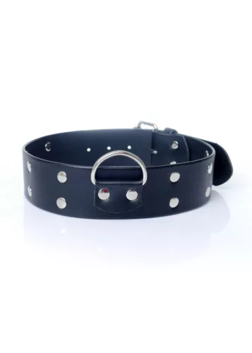 Fetish B sorozat BDSM nyakörv fém szegekkel állítható méret 4 cm széles fekete