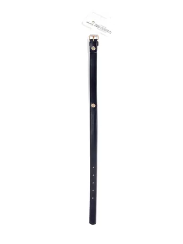 Fetish B nyakörv kristályokkal állítható 36-42 cm arany 2 cm széles