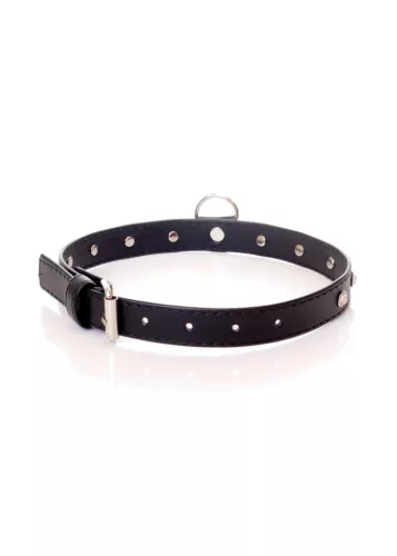 Fetish B Szexnyakörv állítható ezüst kristály 2 cm széles 36-42 cm