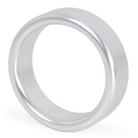 Prémium Alumínium Péniszgyűrű – 15 mm, Ezüst