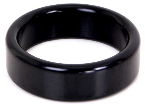 Alumínium péniszgyűrű – 15 mm fekete prémium kiegészítő