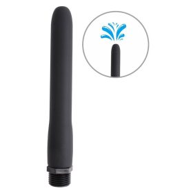 Mont – szilikon zuhanyfej fekete 15 x 2 cm