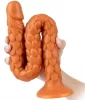 Flippy – puha vibráló dildó, 47 x 3,5 cm