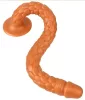 Flippy – puha vibráló dildó, 47 x 3,5 cm