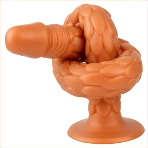 Flippy – puha vibráló dildó, 47 x 3,5 cm