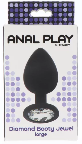 Diamond – prémium anál dugó L (9 x 4 cm)