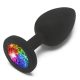 Rainbow S – színes anális gyöngy 6 x 2.8 cm