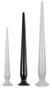 Dildo Tail Flex M – rugalmas, prémium fekete dildó