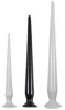 Dildo Tail Flex M – rugalmas, prémium fekete dildó
