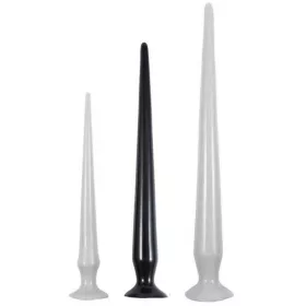 Dildo Tail Flex M – rugalmas, prémium fekete dildó