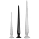 Dildo Tail Flex M – rugalmas, prémium fekete dildó