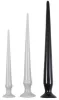 Dildo Tail Flex L – rugalmas fekete dildó 48 cm hosszú