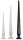 Dildo Tail Flex L – rugalmas fekete dildó 48 cm hosszú