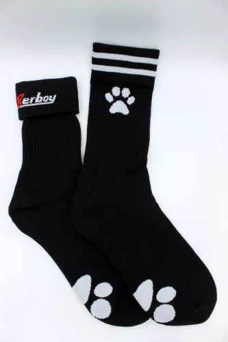 Fekete Sk8erboy Kutyás Zoknik – stílusos kényelem