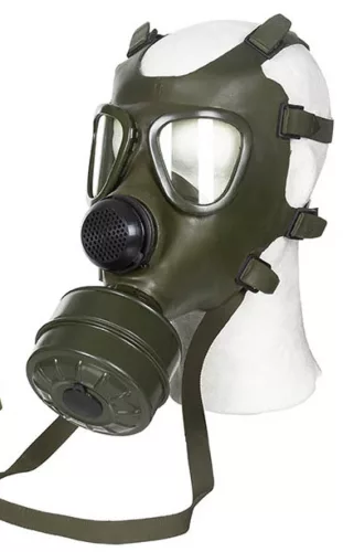 MP74 gázálarc szűrővel és táskával