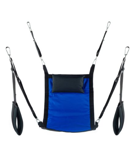 Rectangle Fabric Sling - teljességében kék pamut hinta