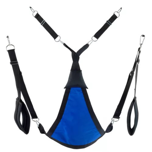 Triangle Fabric Sling - prémium szövet hintaszófa kékben