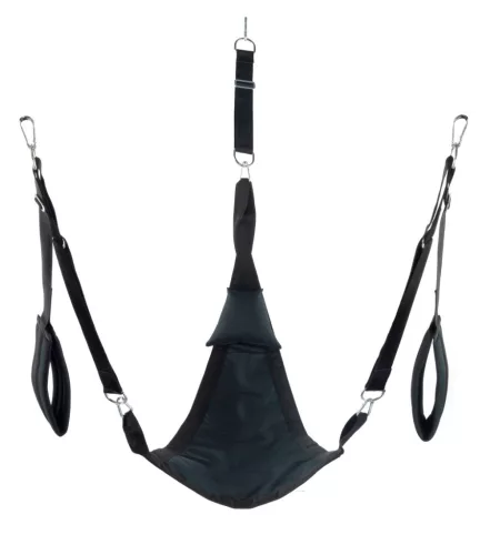 Triangle Fabric Sling – fekete prémium hinta szett