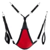 Triangle Fabric Sling - teljes szett, vörös intim kiegészítő