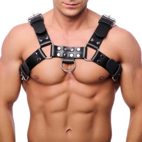 Fekete Bőr Hám - Elegáns és stílusos kiegészítő