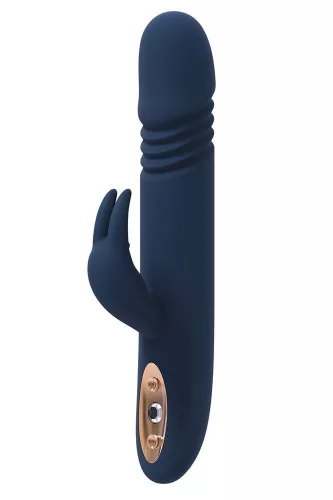 Goddess rabbit vibrátor lökő mozgás, 10 mód, vízálló 23 cm rózsaszín