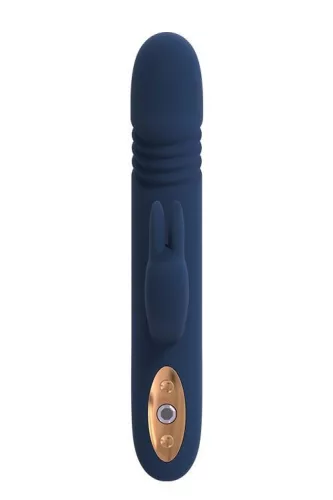 Goddess rabbit vibrátor lökő mozgás, 10 mód, vízálló 23 cm rózsaszín