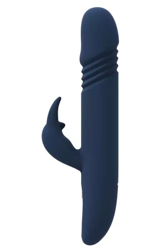 Goddess rabbit vibrátor lökő mozgás, 10 mód, vízálló 23 cm rózsaszín