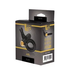 Dream Toys Penisgyűrű Rezgő 7 mód 9 cm fekete-arany