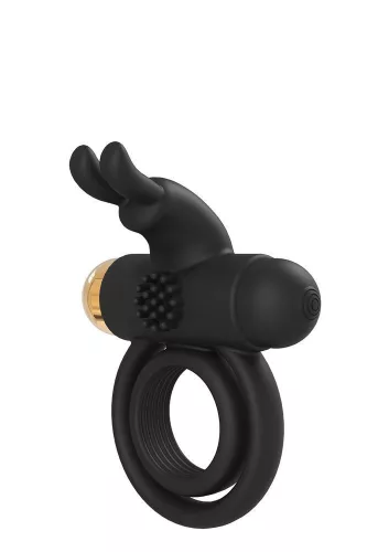 Dream Toys Penisgyűrű Rezgő 7 mód 9 cm fekete-arany