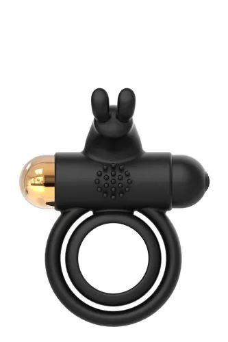 Dream Toys Penisgyűrű Rezgő 7 mód 9 cm fekete-arany