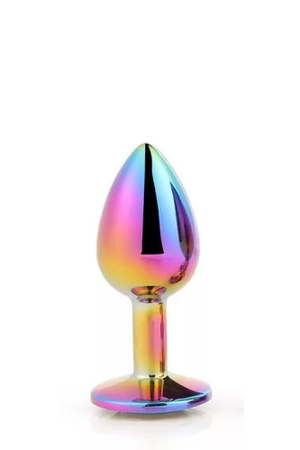 Gleaming Love Anál plug Csillogó, ékszeres 7,1 cm színes