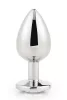 Gleaming Love Anál plug csillogó köves nagy ezüst