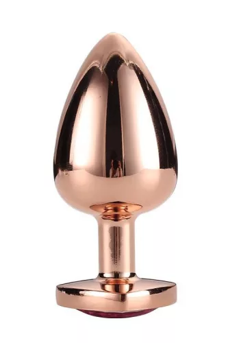 Gleaming Love Anál plug Ékszeres, nagy 9,5 cm rózsaarany