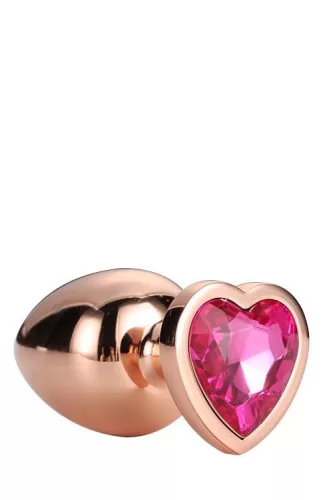 Gleaming Love Anál plug Ékszeres, nagy 9,5 cm rózsaarany