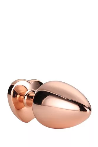 Gleaming Love Anál plug Ékszeres, nagy 9,5 cm rózsaarany