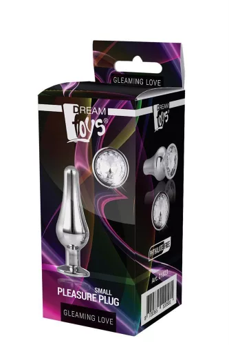 Gleaming Love Anál plug Szélesedő alap, ékszer 9 cm ezüst