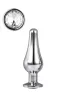 Gleaming Love Anál plug Szélesedő alap, ékszer 9 cm ezüst