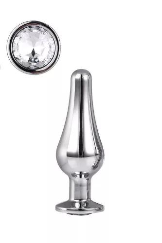 Gleaming Love Anál plug Szélesedő alap, ékszer 9 cm ezüst