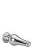 Gleaming Love Anál plug Szélesedő alap, ékszer 9 cm ezüst