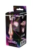 Gleaming Love Anál plug Alu anyag, ékszeres, 9 cm rózsaarany